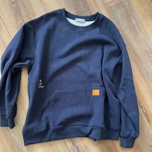 Aelfric Eden Blue Sweatshirt with Orange Tag size L